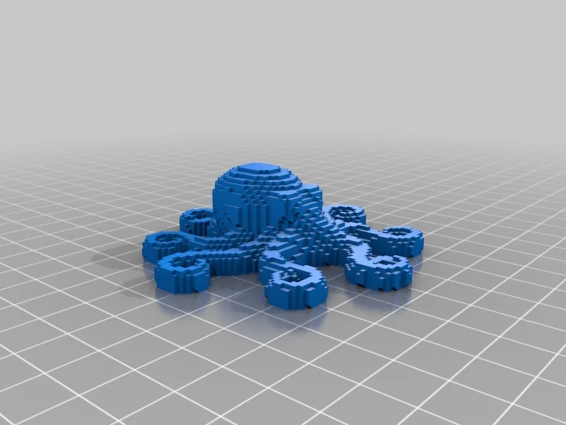 Pixel Octopus by flowalistik on Thingiverse
